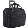 VANKEAN Valigia porta laptop con ruote per donne borsa da 39,6 cm con ruote per