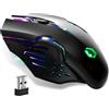 EMPIRE GAMING RF903 Mouse Gaming Wireless 2.4GHz Ricaricabile Retroilluminazione