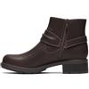 Clarks Premium Hearth BayChelsea - Stivali da donna, Marrone scuro, 38.5 EU