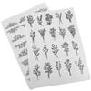 Water Soluble Black Embroidery Sheet Stabilizer for Creative DIY Decor
