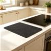 N/A Tappetino Copri Piano Cottura Induzione Silicone Elegante 78x52cm con Design Eas