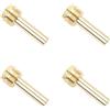 4PCS Manicotto in rame dorato 56mm 1/2BSP per installazione sonda temperatura