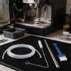Set 4 pezzi tubi macchina caffè tubo silicone tubo inox spazzole per Bosch