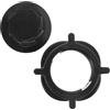 Reusable Black Plastic Fan Nut Cover for Pedestal and Stand Fans