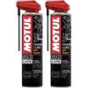 Motul - Lubrificante per Catene di Moto Fuoristrada - Aerosol Giallo Fluo - Compatibile con O-Ring, X-Ring, Z-Ring - Resistente all'Acqua - Antiruggine - MC Care Chain Lube off Road C3-400 ml