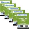 Red Glove 5 Pack 100 Sapphire Sleeves Green 63,5 x 88 SPGREEN5P