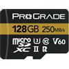 Prograde digital Scheda microSD V60 (128 GB), testata per dispositivi di schede SD di dimensioni