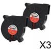 Ventilatore 3x 50mm Ventola 24V 5015 Turbina Turbo Senza Spazzole Ad Alta
