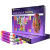 Desire Deluxe SET 10 Pennarelli Tinta Temporanea Trucco Capelli Senza
