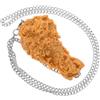 Collana Cibo Decorazione Di Pollo Fritto Gioielli Divertenti Finto