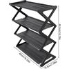 Not specified Scarpiera a X Scala per montaggio per facile Multi PP per acciaio 50x18x5cm