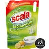 SCALA Detersivo Piatti Liquido SCALA Busta Ricarica Igienizzante Limone 2 Litri