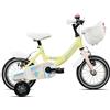 Legnano Mountain Bike acciaio 12 con rotelle BIMBA Yellow Pink Matt (1 vel)