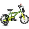 Legnano Mountain Bike acciaio 12 con rotelle BIMBO Green Glossy (1 vel)