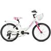 Legnano City Bike Legnano acciaio 20 HAPPY Bianco (6 vel)