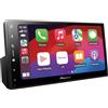 Pioneer SPH-DA77DAB - Media center 2DIN, pannello touch capacitivo da 6,8, con Wi-Fi, Bluetooth, Apple CarPlay, Android Auto e DAB+, equalizzatore grafico a 13 bande