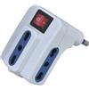 Multipresa Adattatore Elettrico Tripla Spina 16A e 3 Prese con Interruttore