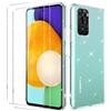 Amazon CUSTODIA PER XIAOMI REDMI NOTE 10 4G IN SILICONE GLITTER + 2 PELLICOLE IN VETRO