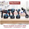 TMAKOTA KIT 4IN1 MAKOTA TASSEL TRAPANO IMPULSI TRAPANO AVVITATORE 88v FLEX 2 BATTERIE