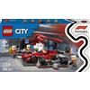 LEGO Set LEGO City F1 Pit Stop e Meccanici con Ferrari da 322 pezzi (60443)