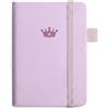Taccuino tascabile compatto, mini blocco note spesso, copertina in similpelle