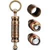 CIGARLOONG Perforatore per sigari retrattile e avvitabile, lame di 2 dimensioni, accessorio per fumatori, colore: oro 1