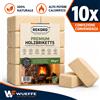 Rekord Mattonelle di Legno Pressato per riscaldamento - kg 100 - bricchetti tronchetti