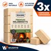 Rekord Mattonelle di Legno Pressato per riscaldamento - kg 30 - bricchetti tronchetti