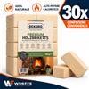 Rekord Mattonelle di Legno Pressato per riscaldamento - kg 300 - bricchetti tronchetti