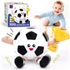 GIOCHI NEONATO PELUCHE INTERATTIVO CALCIO CON MUSICA 3 6 9 MESI GIOCATTOLO EDUCA