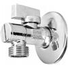 DIAMOND MINI VALVOLA A SFERA ANGOLARE CON FILTRO 1/2X3/8 CROMATA