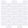 Durable Silicone Nose Pads for Glasses Nose Piece Replacement 15Pairs White