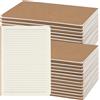 QUADERNO A5 COPERTINA MORBIDA CARTA KRAFT MARRONE TACCUINO A RIGHE 48 FOGLI NOTE