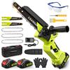 MOTOSEGA ELETTRICA A BATTERIA 8 POLLICI 1300W BRUSHLESS MINI MOTOSEGA PORTATILE