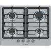 BOSCH PIANO COTTURA INCASSO GAS4 ZONE 60CM INOX PGP6B5K90