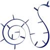 Kartell Bookworm Mensola da Parete 17 Reggilibri Design Ron Arad Blu Cobalto