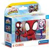 CLEMENTONI Puzzle da 6 cubi MARVEL SPIDEY AND HIS AMAZING FRIENDS