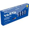 VARTA 10x Batterie Alcaline AAA VARTA Longlife Power 1.5V LR03 MN2400