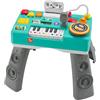 Fisher-Price Mix & Learn Gioco Tavolo DJ, multilingue | Italiano, spagnolo, portoghese, inglese, musica educativa, interattivo, attività motorie base e complesse, dai 6 mesi, HXG08