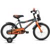 Legnano Mountain Bike Legnano acciaio 16 con rotelle BIMBO Grigio (1 vel)