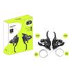 Wisdom Comandi Cambio Bici Coppia con Leve Freno 3x7 Velocità Bicicletta Manopole