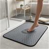 Tappeto Bagno Assorbente Asciugatura Rapida 30x30x2cm Poliestere Antisciv