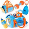 GIOCHI MONTESSORI PER NEONATI SET PELUCHE FITNESS 6 MESI 6 PCS CON SONAGLI STIMO