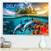 CALVENDO Delfini - Intelligente cacciatore (calendario da parete 2026 di alta qualità, DIN A2 orizzontale), stampa artistica lucida