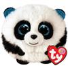 TY Peluche Puffies Panda Bamboo Bianco e Nero Pupazzino con occhioni e orecchie