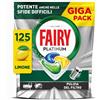 Fairy Platinum Pastiglie Lavastoviglie Tutto in Uno 125 Caps Limone Potenti