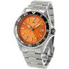 Oriente Orologio da uomo Orient Mako GMT RN-BC0004Y quadrante arancione automatico...
