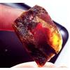 Ambra Naturale Grezza 25.05 Ct Singolo Gemma Sciolta Colore Marrone