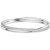 Swarovski Bracciale Rigido Swarovski Hyperbola 5565210 Bracelet Zirconi bangle Donna Twist