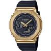 Casio G-Shock Metallo Coperto GM-2100G-1A9JF Orologio da Uomo Nero Oro Giappone